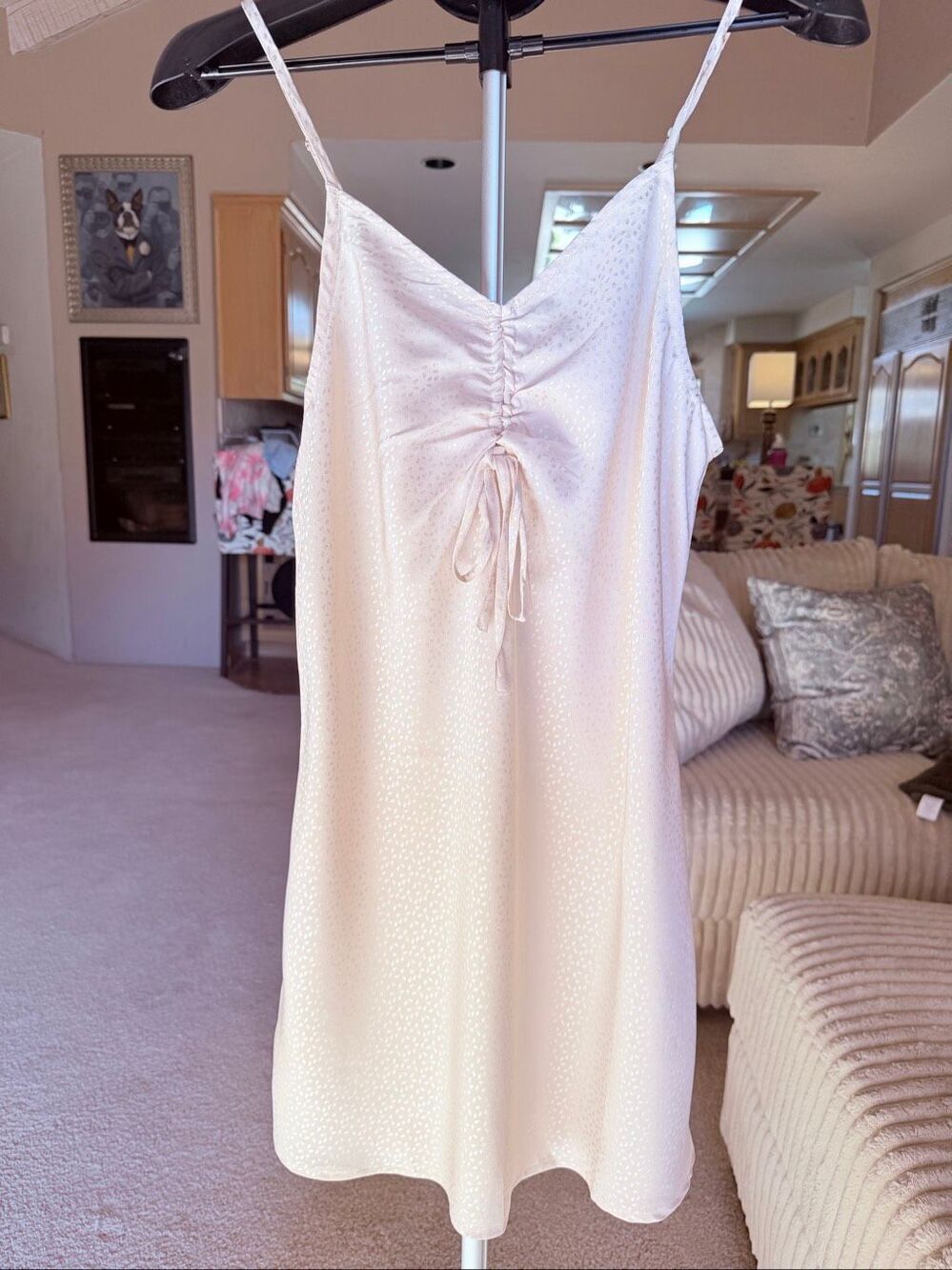 NWOT Promesa jacquard slip dress